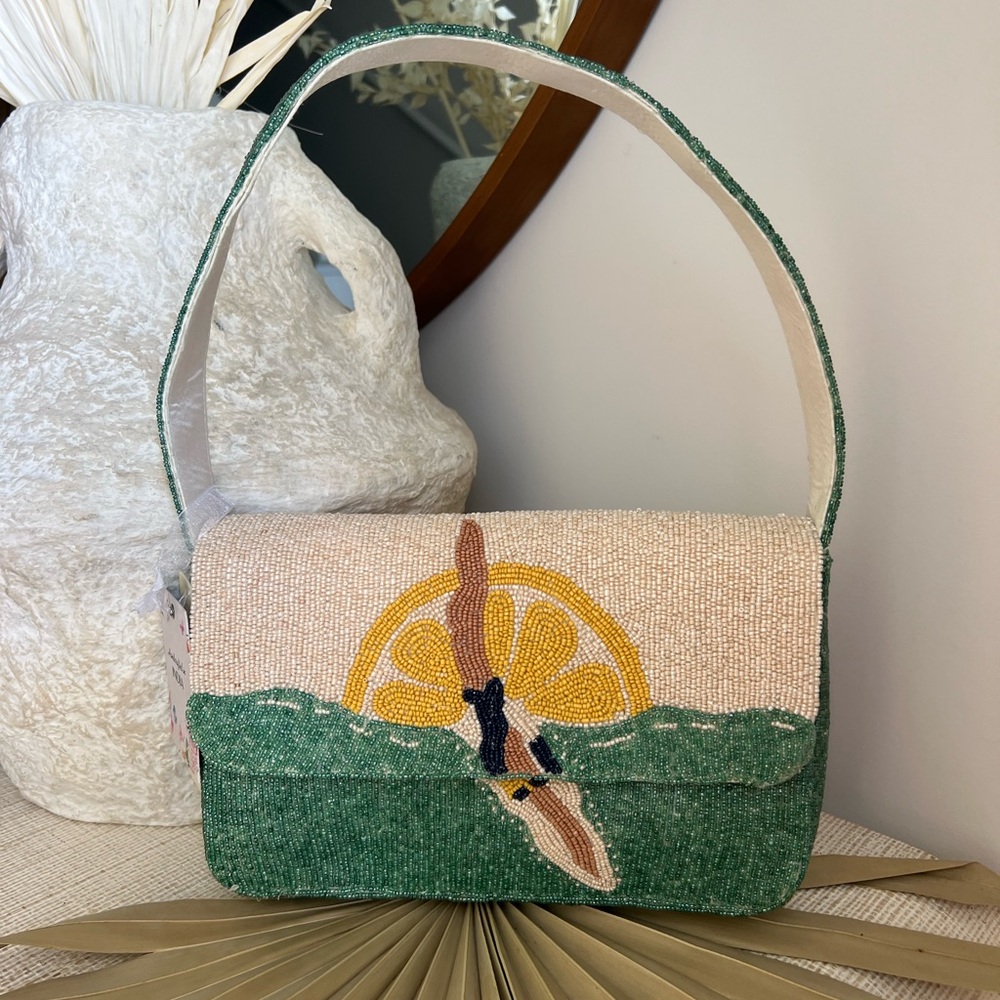 Viral “Diver” Beaded Bag, NWT, Made In India